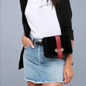 Black Belt Fanny Pack Bag